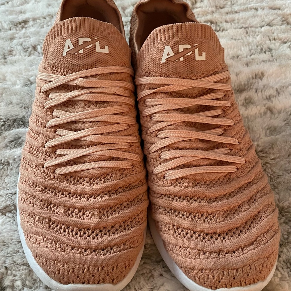 APL Tan Knit Sneakers